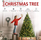 6FT 'snowhill' Pre Lit Christmas Tree