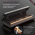 6in1 Vacuum Sealer Dry Moist Modes 2 Bag
