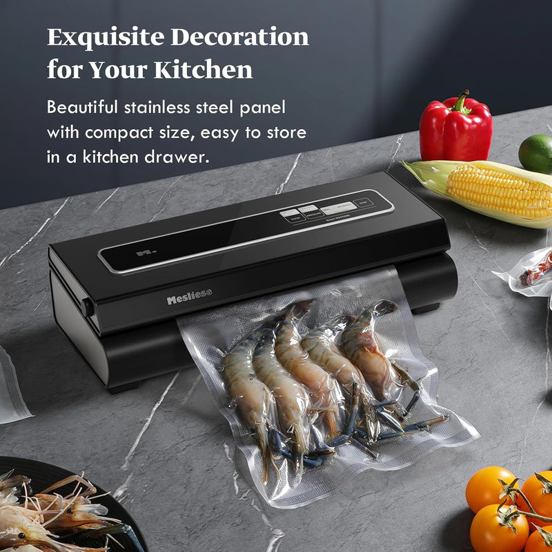 6in1 Vacuum Sealer Dry Moist Modes 2 Bag