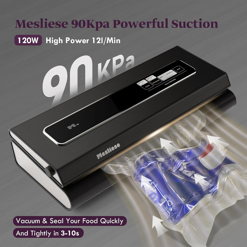 6in1 Vacuum Sealer Dry Moist Modes 2 Bag