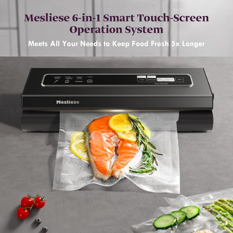 6in1 Vacuum Sealer Dry Moist Modes 2 Bag