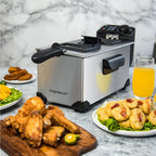 6L Dual Tank Deep Fat Fryer Stainless Steel