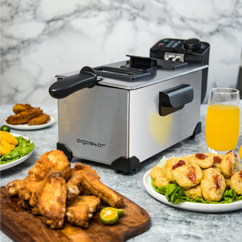 6L Dual Tank Deep Fat Fryer Stainless Steel