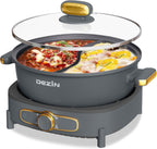 6L Hot Pot Electric with Divider Shabu Power