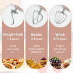 6L Stand Mixer 10 Speeds Electric Food