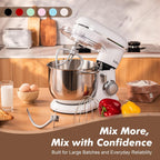 6L Stand Mixer 10 Speeds Electric Food