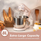 6L Stand Mixer 10 Speeds Electric Food