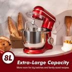 6L Stand Mixer 10 Speeds Electric Food