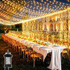 6m X 3m 600led Plug in Curtain Fairy (2 Pack)