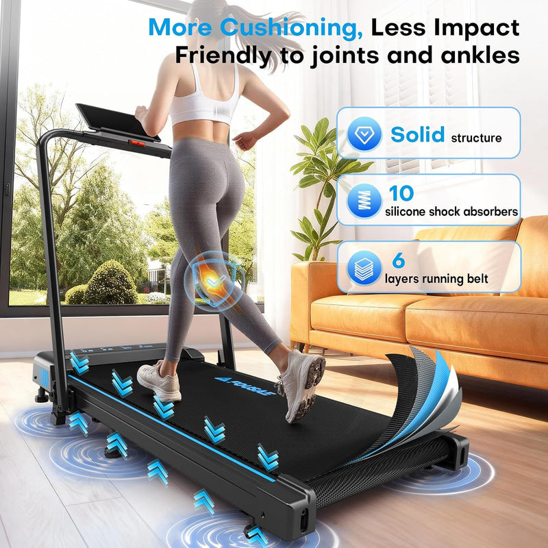 7.5MPH Treadmills for Home Foldable 5-In-1 Walking