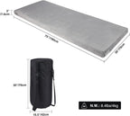 7.6CM Thick Memory Foam Camping Mattress Detachable Outer