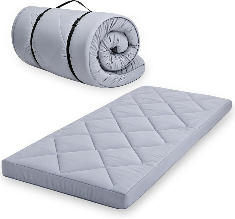 7.6CM Thick Memory Foam Camping Mattress Detachable Outer