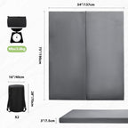 7.6CM Thick Memory Foam Camping Mattress Detachable Outer