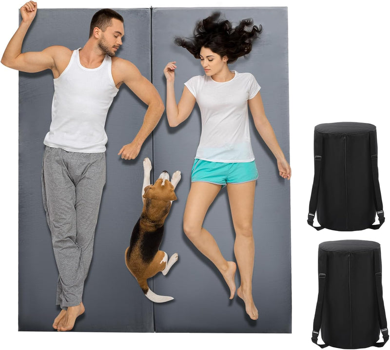 7.6CM Thick Memory Foam Camping Mattress Detachable Outer