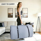 7.6CM Thick Memory Foam Camping Mattress Detachable Outer