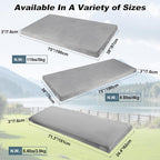 7.6CM Thick Memory Foam Camping Mattress Detachable Outer