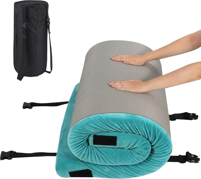 7.6CM Thick Memory Foam Camping Mattress Detachable Outer