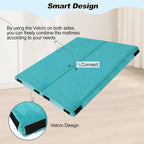 7.6CM Thick Memory Foam Camping Mattress Detachable Outer