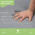 7.6CM Thick Memory Foam Camping Mattress Detachable Outer
