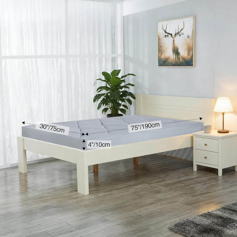 7.6CM Thick Memory Foam Camping Mattress Detachable Outer
