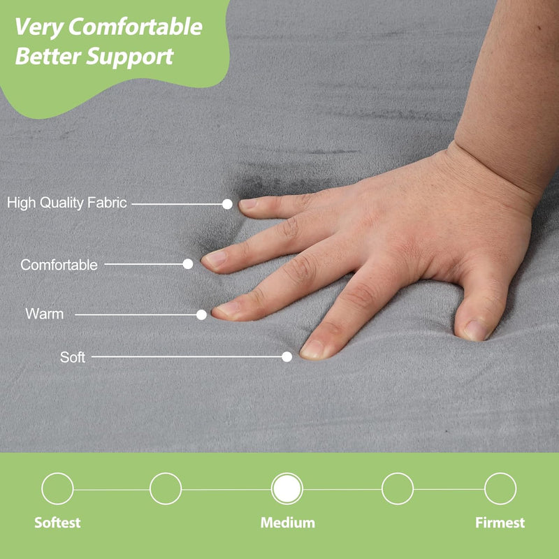 7.6CM Thick Memory Foam Camping Mattress Detachable Outer