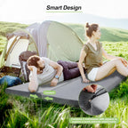 7.6CM Thick Memory Foam Camping Mattress Detachable Outer