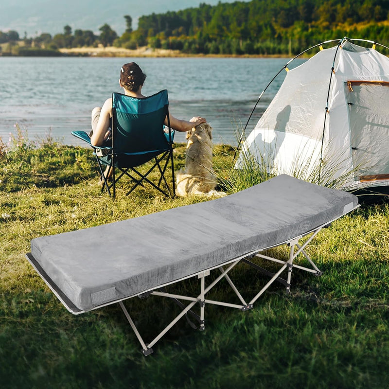 7.6CM Thick Memory Foam Camping Mattress Detachable Outer