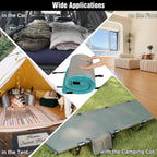 7.6CM Thick Memory Foam Camping Mattress Detachable Outer