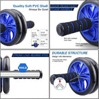 7- Ab Roller Wheel Set with 2 Push-Up