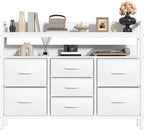 7-Drawer Fabric Chest of Drawers for Bedroom 4