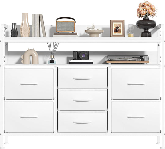 7-Drawer Fabric Chest of Drawers for Bedroom 4
