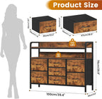 7-Drawer Fabric Chest of Drawers for Bedroom 4