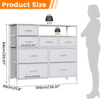 7-Drawer Fabric Chest of Drawers for Bedroom 4