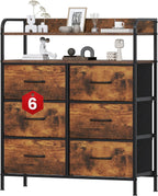 7-Drawer Fabric Chest of Drawers for Bedroom 4