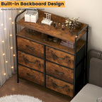 7-Drawer Fabric Chest of Drawers for Bedroom 4