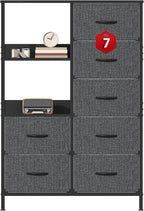 7-Drawer Fabric Chest of Drawers for Bedroom 4