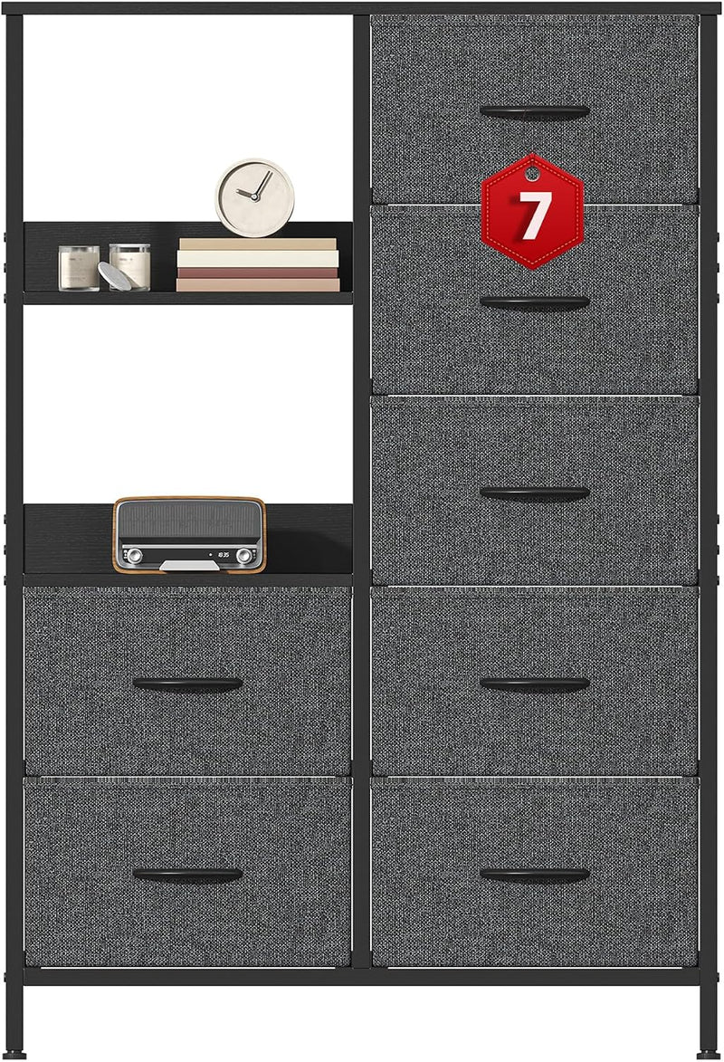 7-Drawer Fabric Chest of Drawers for Bedroom 4