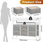 7-Drawer Fabric Chest of Drawers for Bedroom 4