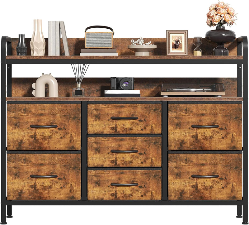 7-Drawer Fabric Chest of Drawers for Bedroom 4