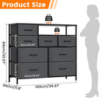 7-Drawer Fabric Chest of Drawers for Bedroom 4