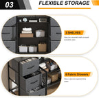 7-Drawer Fabric Chest of Drawers for Bedroom 4