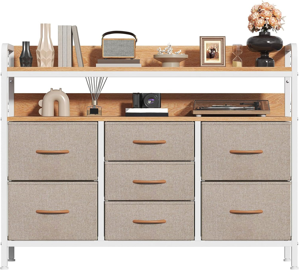 7-Drawer Fabric Chest of Drawers for Bedroom 4