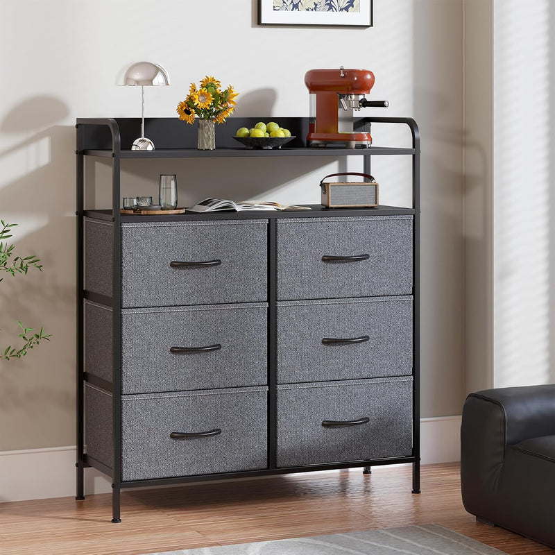 7-Drawer Fabric Chest of Drawers for Bedroom 4