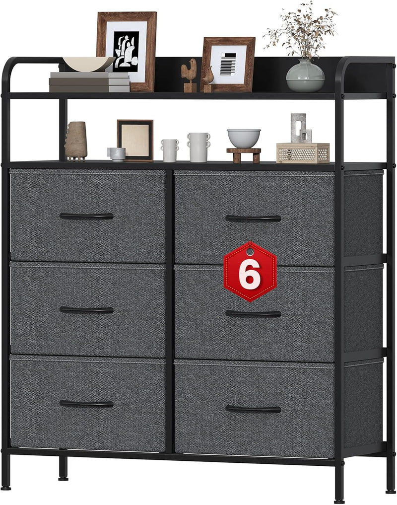 7-Drawer Fabric Chest of Drawers for Bedroom 4