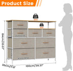 7-Drawer Fabric Chest of Drawers for Bedroom 4