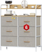 7-Drawer Fabric Chest of Drawers for Bedroom 4