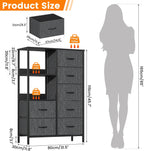 7-Drawer Fabric Chest of Drawers for Bedroom 4