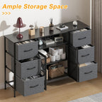 7-Drawer Fabric Chest of Drawers for Bedroom 4