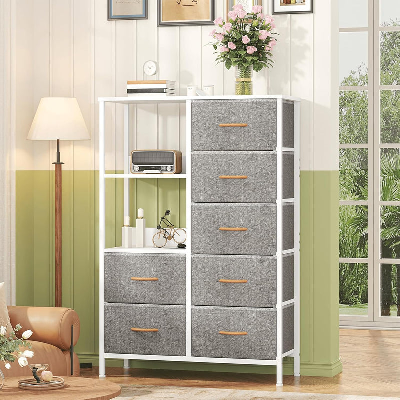 7-Drawer Fabric Chest of Drawers for Bedroom 4