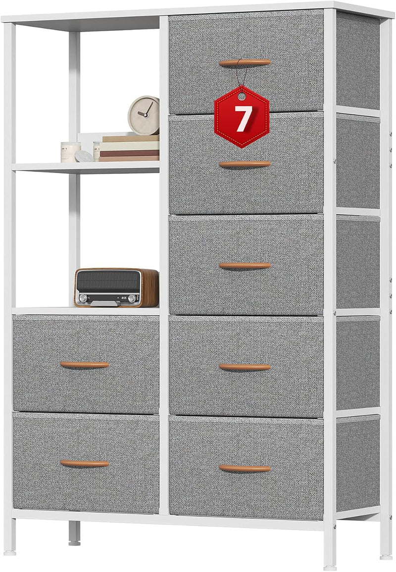 7-Drawer Fabric Chest of Drawers for Bedroom 4